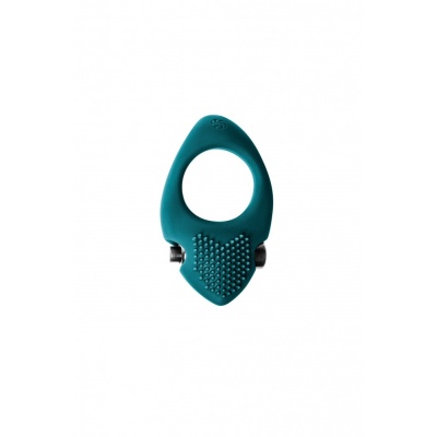 Erektion Vibroring Sunset Green - silikonowy pierścień erekcyjny z wibracją, średnica wewnętrzna 3 cm, średnica zewnętrzna 4,5 c - 1