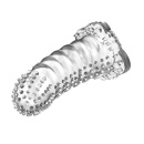 Nakładka na penisa Brave Man z wypustkami stymulującymi 14 cm - 4