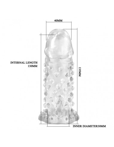 Wibrująca Nakładka Na Penisa - Brave Man 03A - Przedłużki i nakładki na penisa - 4