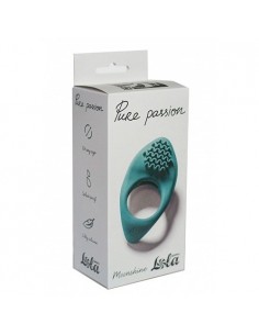 Pierścień z wibracjami Erection Pure Passion Moonshine Zielony - Pierścienie erekcyjne wibrujące - 1 2