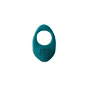 Pierścień erekcjny z wibracją Moonshine Green - elastyczny silikon, średnica wewnętrzna 3 cm - 1