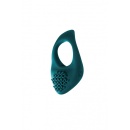 Pierścień erekcjny z wibracją Moonshine Green - elastyczny silikon, średnica wewnętrzna 3 cm - 3