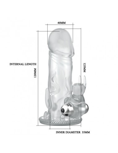 Wibrująca Nakładka Na Penisa - Brave Man 04 - Przedłużki i nakładki na penisa - 5