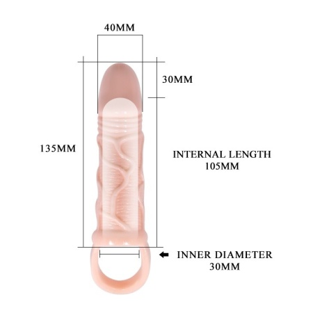 Przedłużacz penisa Man Extension Vibrating 18 cm - 5