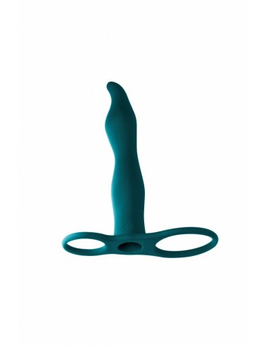 Strapon Z Wibracjami Pure Passion Flirtini Green - Strap-ony, dilda na pasku z wibracją - 3