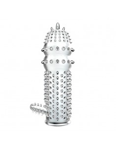 Stymulująca Nakładka Na Penisa Sleeve 45C - Przedłużki i nakładki na penisa - 1 2