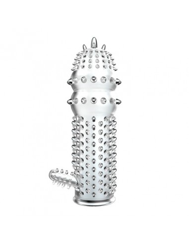 Stymulująca Nakładka Na Penisa Sleeve 45C - Przedłużki i nakładki na penisa - 2