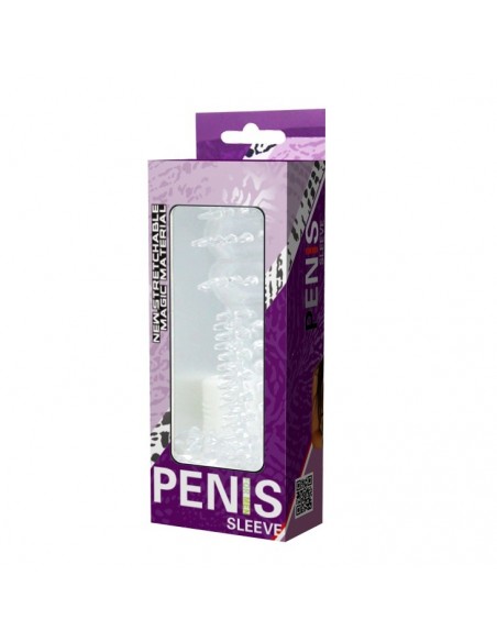 Stymulująca Nakładka Na Penisa Sleeve 45C - Przedłużki i nakładki na penisa - 5