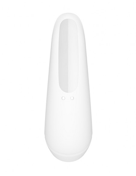 Stymulator łechtaczki Curvy 1+ Air Pulse Stimulator + Vibration White - Stymulatory łechtaczki bezdotykowe - 6