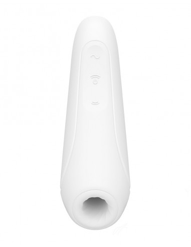 Stymulator łechtaczki Curvy 1+ Air Pulse Stimulator + Vibration White - Stymulatory łechtaczki bezdotykowe - 7