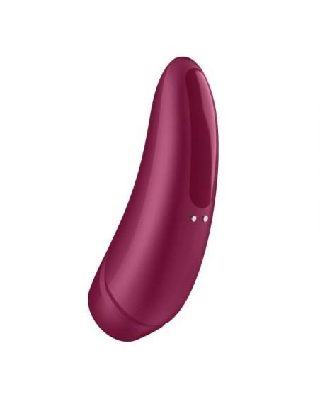 Stymulator łechtaczki Curvy 1+ Air Pulse Stimulator + Vibration Rose Red - Stymulatory łechtaczki bezdotykowe - 4