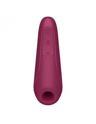 Stymulator łechtaczki Curvy 1+ Air Pulse Stimulator + Vibration Rose Red - Stymulatory łechtaczki bezdotykowe - 6