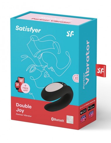 Sterowany Telefonem Wibrator Double Joy dla Par  - WIBRATORY DLA PAR - 7