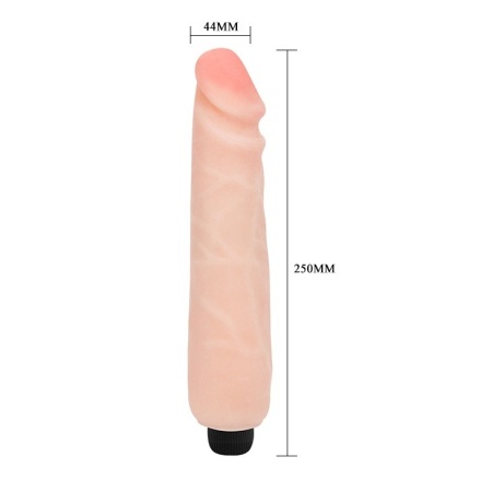 Elastyczny wibrator Real Penis 25 cm - 4