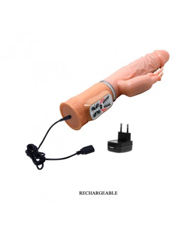 Wibrator króliczek BAILE - Fire Dragon 5 Funkcji wibracji, 5 Rotacji, Funkcja grzania - Wibratory Króliczki - 6