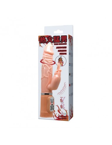 Wibrator króliczek BAILE - Fire Dragon 5 Funkcji wibracji, 5 Rotacji, Funkcja grzania - Wibratory Króliczki - 8