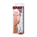 Wibrator Fire Dragon z 5 wibracjami i 5 obrotami, funkcją grzania do 48°C oraz stymulatorem łechtaczki, długość 26 cm, średnica - 8