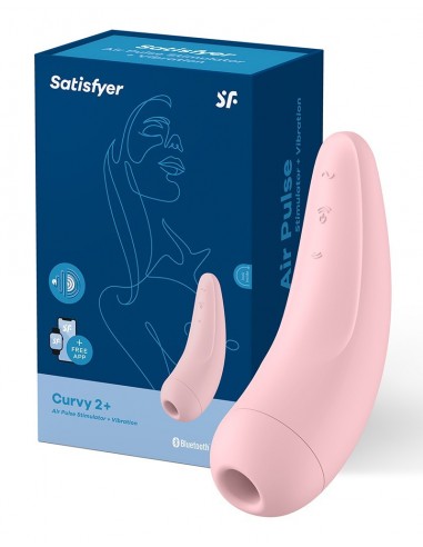 Bezdotykowy Stymulator Łechtaczki i Wibracje Curvy 2+ Air Pulse - Wibratory Bezdotykowe - 3