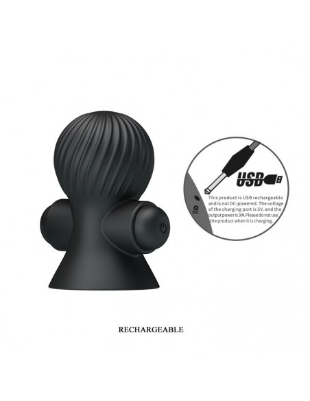 Pompki Na Sutki Pretty Love - Nipple Sucker 12 Function - Pompki do sutków i pochwy - 6