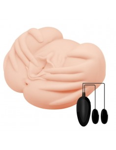 Realistyczna Wagina I Anus Z Rękami I Wibracjami - Masturbatory i Sztuczne pochwy - 1