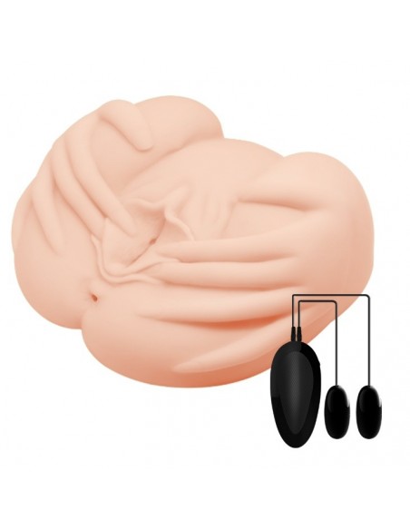 Realistyczna Wagina I Anus Z Rękami I Wibracjami - Masturbatory i Sztuczne pochwy - 1