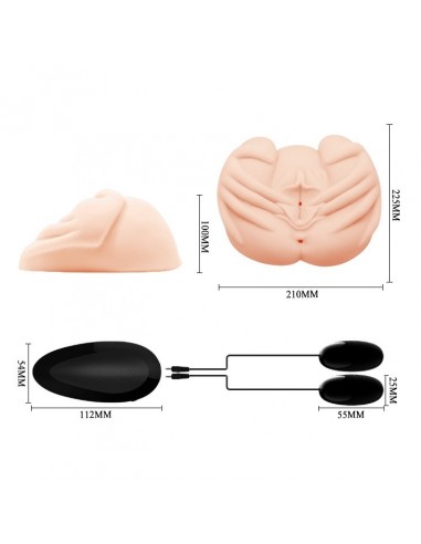 Realistyczna Wagina I Anus Z Rękami I Wibracjami - Masturbatory i Sztuczne pochwy - 6