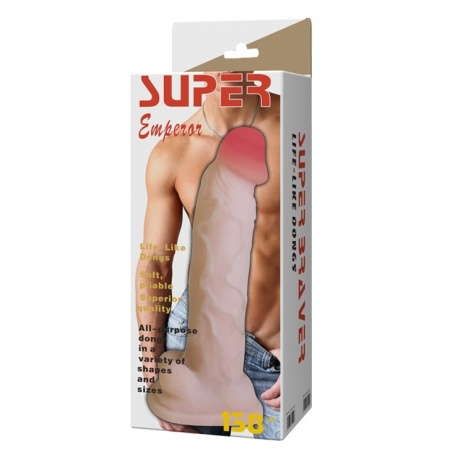 Dildo Super Emperor z przyssawką, 34 cm - 2