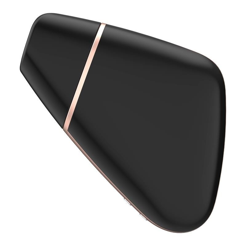 Stymulator łechtaczki Satisfyer Love Triangle Air Pulse + Wibracje, czarny, 10,6 cm - 3
