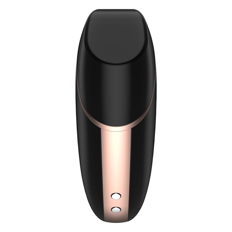 Stymulator łechtaczki Satisfyer Love Triangle Air Pulse + Wibracje, czarny, 10,6 cm - 5