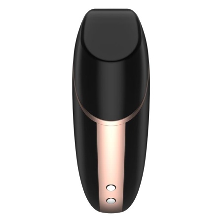 Stymulator łechtaczki Satisfyer Love Triangle Air Pulse + Wibracje, czarny, 10,6 cm - 5