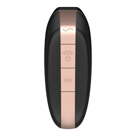 Stymulator łechtaczki Satisfyer Love Triangle Air Pulse + Wibracje, czarny, 10,6 cm - 6