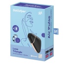 Stymulator łechtaczki Satisfyer Love Triangle Air Pulse + Wibracje, czarny, 10,6 cm - 7