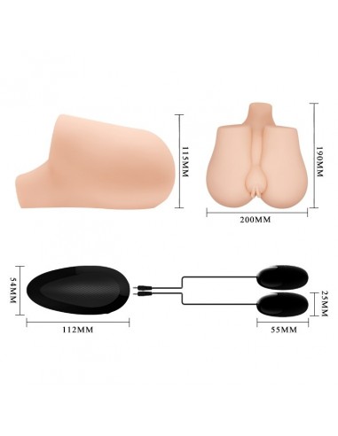 Realistyczna Ciasna Sztuczna Pochwa Z Wibracjami - Masturbatory i Sztuczne pochwy - 11