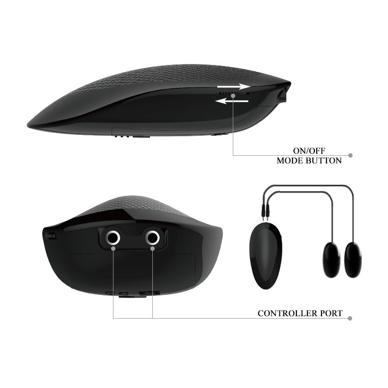 Masturbator Realistic Vagina & Anal Vibrating z dwoma otworami, 20 x 19 x 11,5 cm - 12