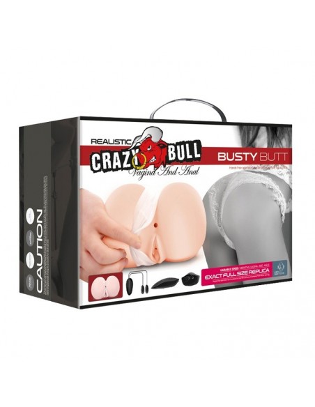 Sztuczna Pochwa Z Wibracją Crazy Bull Busty Butt Vibrating - Masturbatory i Sztuczne pochwy - 3