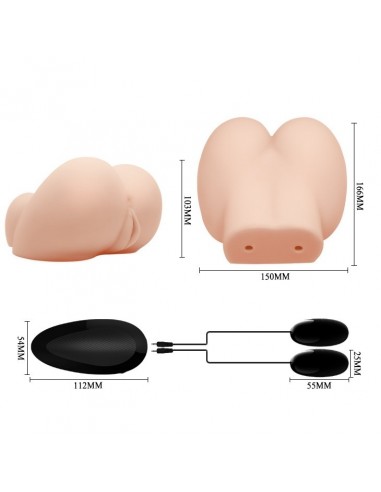 Sztuczna Pochwa Z Wibracją Crazy Bull Busty Butt Vibrating - Masturbatory i Sztuczne pochwy - 9