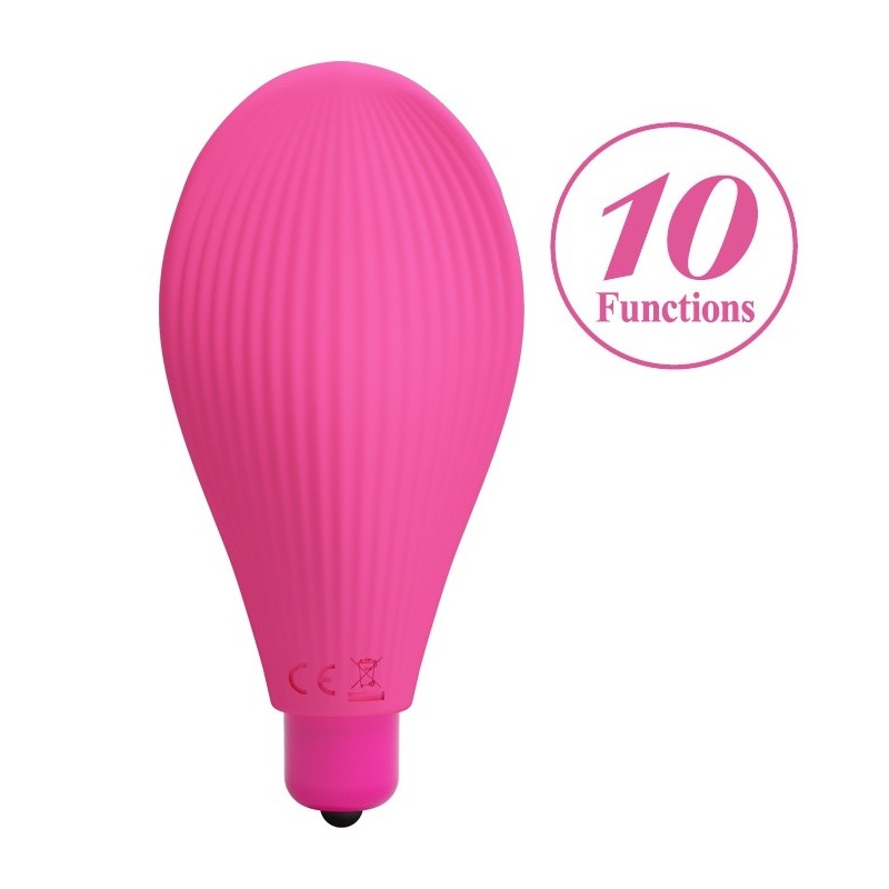 Stymulator łechtaczki Nicole 10-funkcyjny, 8,5 cm - 2