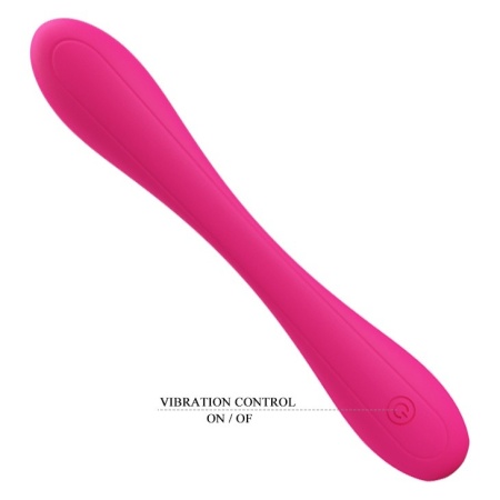 Wibrator Yedda elastyczny z podwójną stymulacją, 17,1 cm - 6