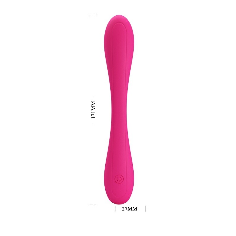 Wibrator Yedda elastyczny z podwójną stymulacją, 17,1 cm - 8