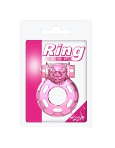 Pierścień erekcyjny z wibracjami CockRing Bear Różowy - Pierścienie erekcyjne wibrujące - 1 2