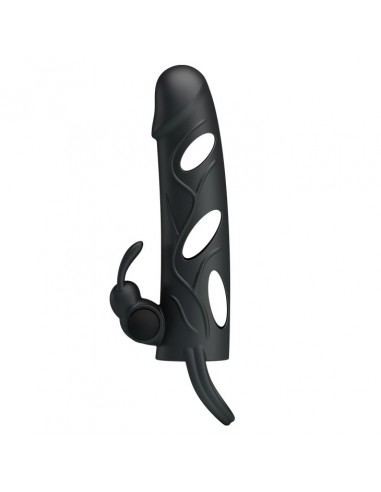 Wibrująca Nakładka Na Penisa Ball Strap - Przedłużki i nakładki na penisa - 6