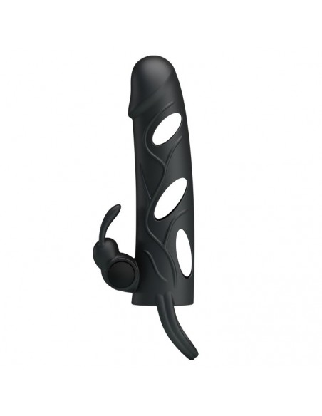 Wibrująca Nakładka Na Penisa Ball Strap - Przedłużki i nakładki na penisa - 6