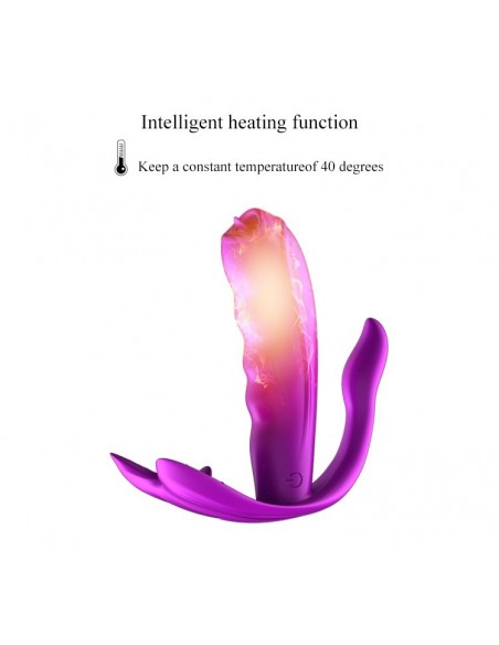 Stymulator Łechtaczki i Puntu G z Języczkiem do Majteczek na Pilota - Wibratory Motylki - 15