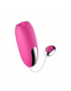 Stymulator Łechtaczki z Języczkiem Wibracjami i Funkcją Grzania - Wibratory Mini - 1 2