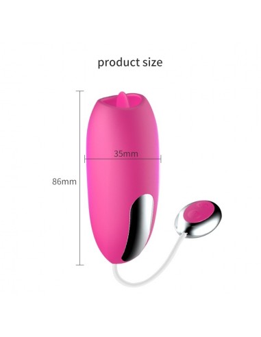 Stymulator Łechtaczki z Języczkiem Wibracjami i Funkcją Grzania - Wibratory Mini - 7