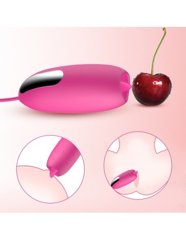 Stymulator Łechtaczki z Języczkiem Wibracjami i Funkcją Grzania - Wibratory Mini - 10