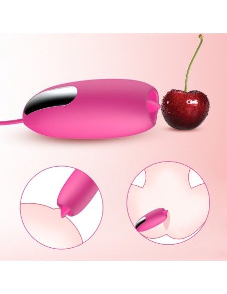 Stymulator Łechtaczki z Języczkiem Wibracjami i Funkcją Grzania - Wibratory Mini - 10