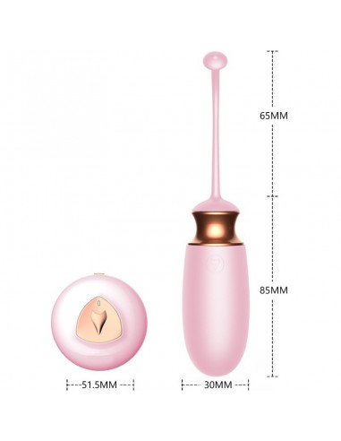 Jajeczko na Pilota z Grzaniem, Sterowaniem Głosowym i 10 Trybów Wibracji - Kulki Gejszy i Jajeczka Wibrujące - 7