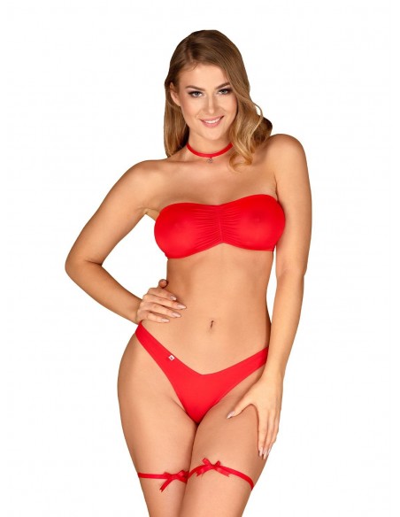 Strój mikołajki Kissmas Komplet  S/M - Kostiumy i przebrania erotyczne - 1