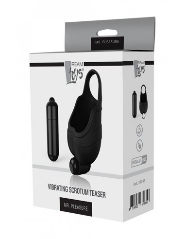 Nakładka Na Penisa I Jądra Mr. Pleasure Vibrating Scrotum Teaser - Pierścienie erekcyjne wibrujące - 7